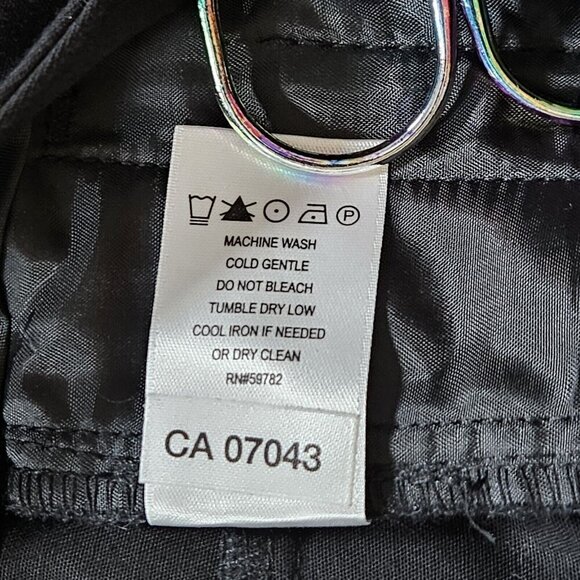 Adrianna Papell Pants Womens 14 Black High Waist Tapered Pockets Stretch Ankle - Picture 11 of 15